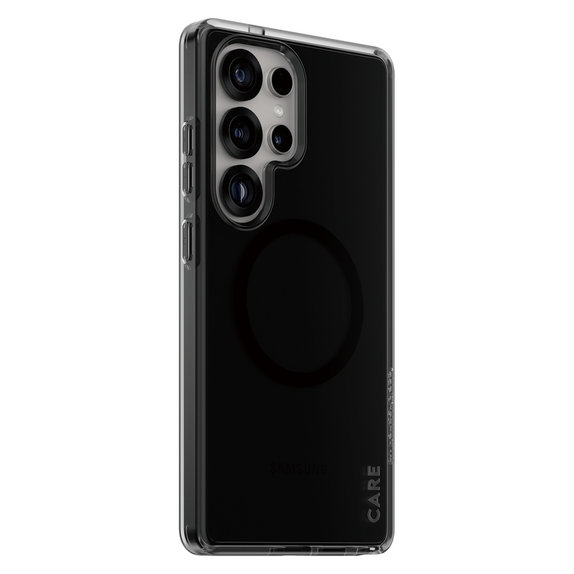 Hülle Smokey mit schwarzem QI für Samsung Galaxy S25 Ultra, Schwarz, PanzerGlass