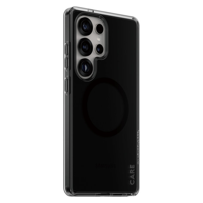 Hülle Smokey mit schwarzem QI für Samsung Galaxy S25 Ultra, Schwarz, PanzerGlass