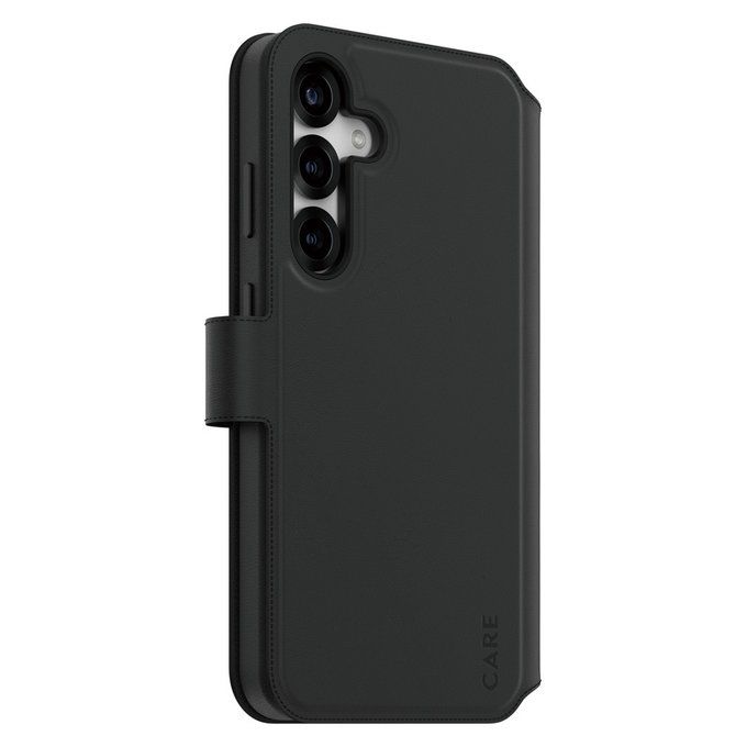 Hülle Wallet Tango Two-In-One mit QI für Samsung Galaxy S25+, Schwarz, PanzerGlass