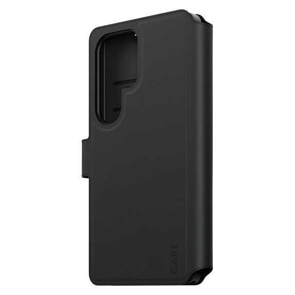 Hülle Wallet Tango Two-In-One mit QI für Samsung Galaxy S25 Ultra, Schwarz, PanzerGlass