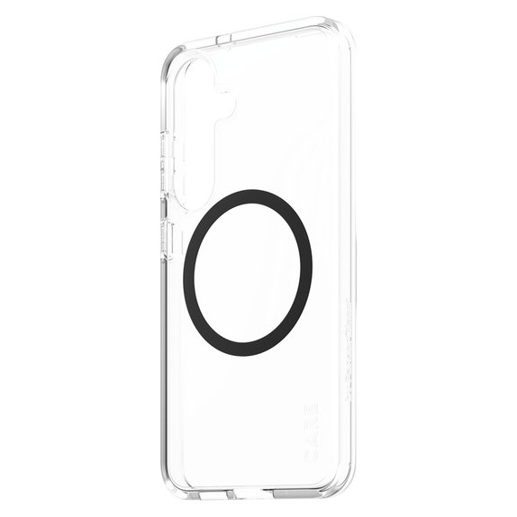 Hülle Urban Combat mit schwarzem QI für Samsung Galaxy S25, Transparent, PanzerGlass