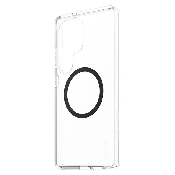 Hülle Urban Combat mit schwarzem QI für Samsung Galaxy S25 Ultra, Transparent, PanzerGlass