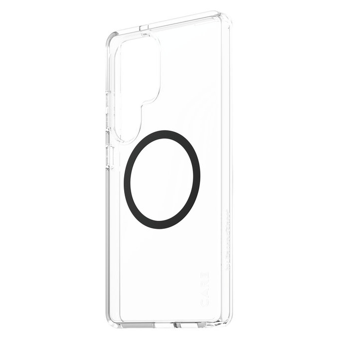 Hülle Urban Combat mit schwarzem QI für Samsung Galaxy S25 Ultra, Transparent, PanzerGlass