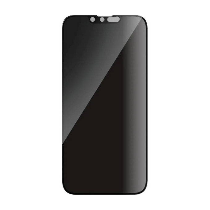 UWF Privacy Panzerglas mit Applikator für iPhone 17e/16e/14/13/13 Pro, Schwarz, PanzerGlass