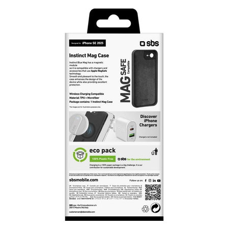 SBS - Hülle Instinct für iPhone 16e, schwarz