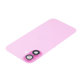 Apple iPhone 16 Plus - Rückgehäuseglas + Kameraglas + Metallplatte + Magsafe-Magnet (Pink)