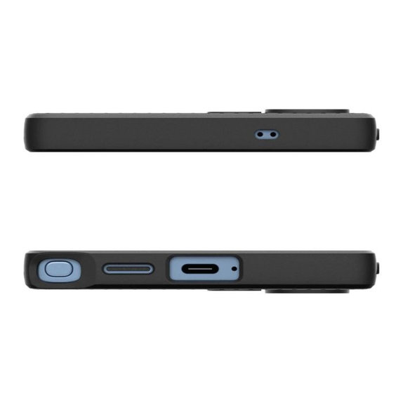 Spigen - Hülle Liquid Air für Samsung Galaxy S25 Ultra, Matte Black