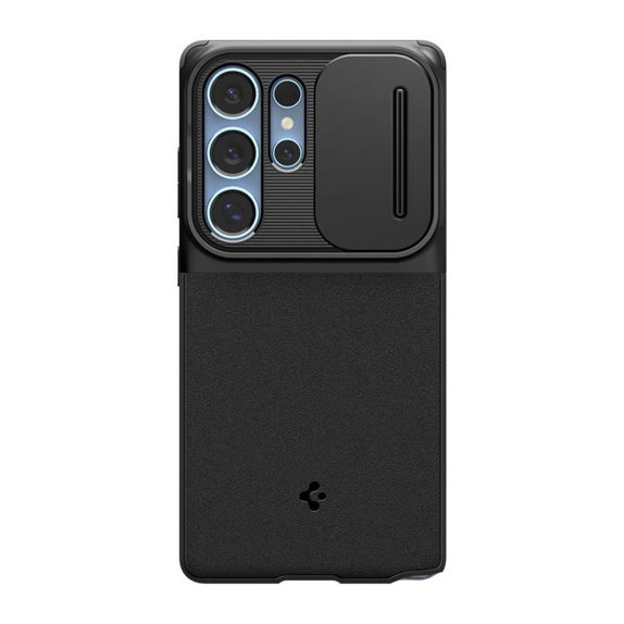 Spigen - Hülle Optik Armor für Samsung Galaxy S25 Ultra, schwarz