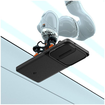 Spigen - Hülle Optik Armor für Samsung Galaxy S25 Ultra, schwarz