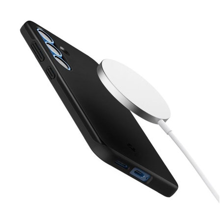 Spigen - Hülle Thin Fit mit MagSafe für Samsung Galaxy S25, schwarz