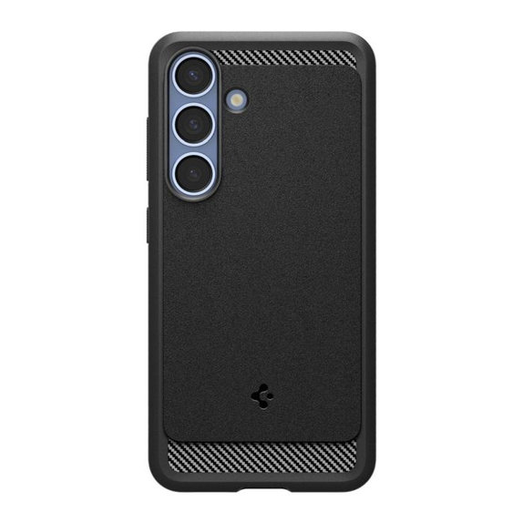 Spigen - Hülle Rugged Armor mit MagSafe für Samsung Galaxy S25, Matte Black