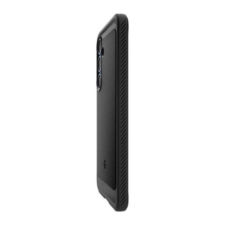 Spigen - Hülle Rugged Armor mit MagSafe für Samsung Galaxy S25, Matte Black