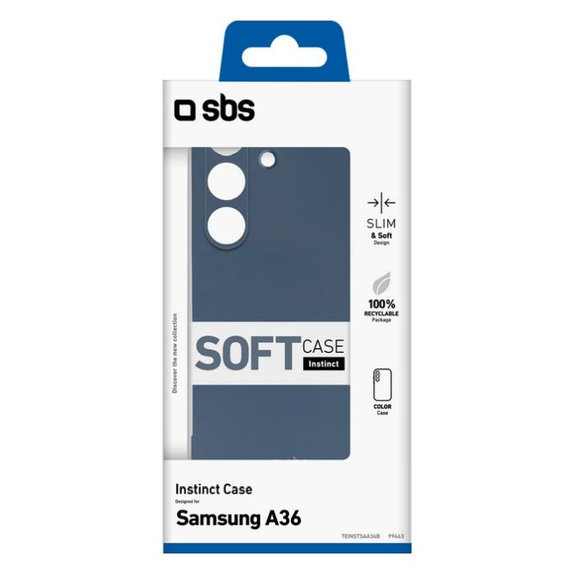 SBS - Hülle Instinct für Samsung Galaxy A36, blau