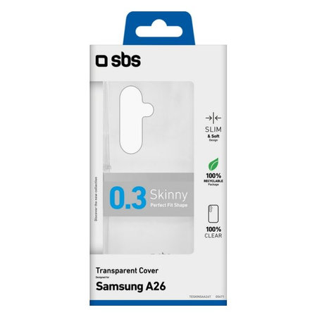 SBS - Hülle Skinny für Samsung Galaxy A26, transparent