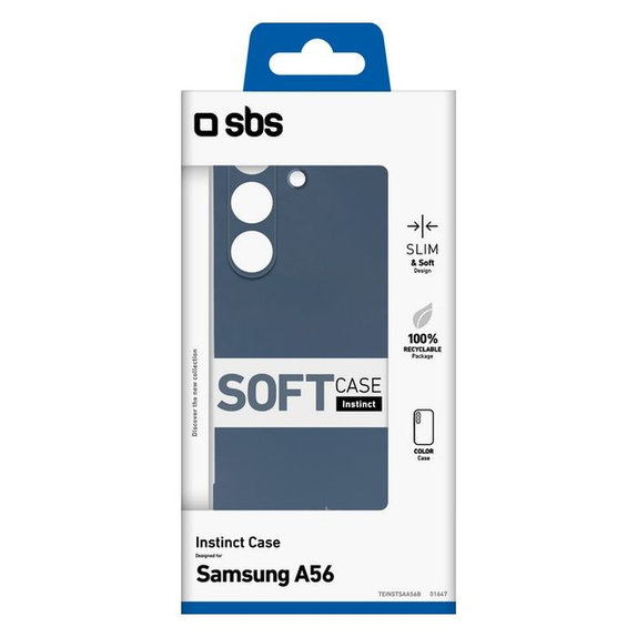 SBS - Hülle Instinct für Samsung Galaxy A56, blau