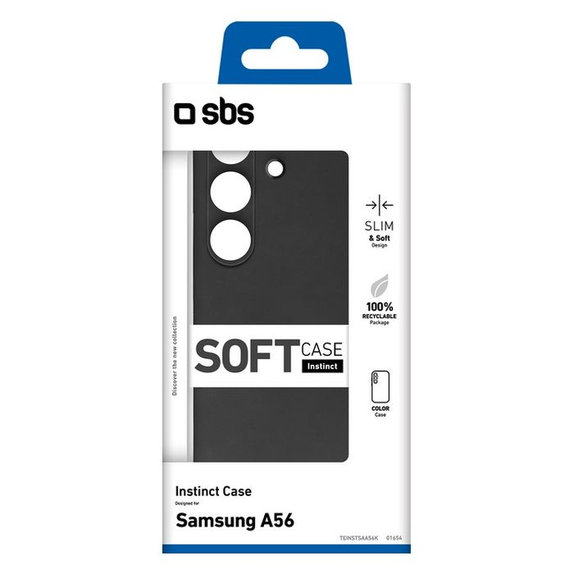 SBS - Hülle Instinct für Samsung Galaxy A56, schwarz