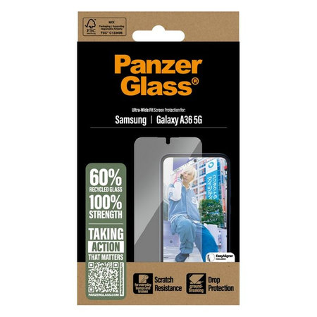 PanzerGlass - Gehärtetes Glas UWF für Samsung Galaxy A36 5G, transparent
