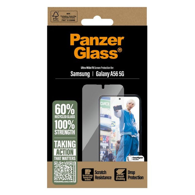 PanzerGlass - Gehärtetes Glas UWF für Samsung Galaxy A56 5G, transparent
