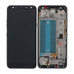 LG K40 - LCD Display + Touchscreen Front Glas + Rahmen (Black) TFT