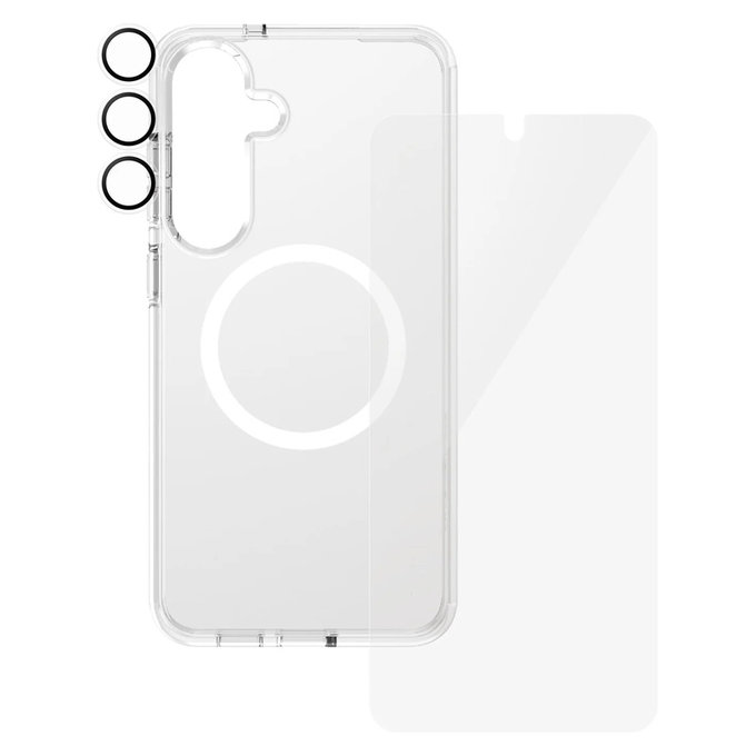 Bundle 3-in-1 für Samsung Galaxy S25+, PanzerGlass