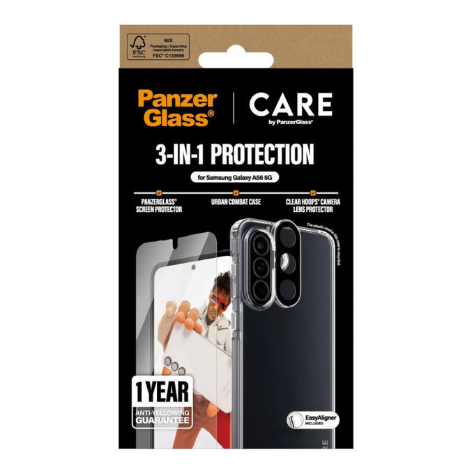 Bundle 3-in-1 für Samsung A26 5G, CARE