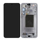 Samsung Galaxy S25 Plus - LCD Display + Touchscreen Front Glas + Rahmen (Silver Shadow) - GH82-36368A Genuine Service Pack