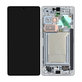 Samsung Galaxy S25 Ultra - LCD Display + Touchscreen Front Glas + Rahmen (Titanium Silverblue) - GH82-36387C Genuine Service Pack