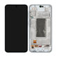 Samsung Galaxy A36 A366E - LCD Display + Touchscreen Front Glas + Rahmen (Awesome Grey) - GH82-36841B Genuine Service Pack