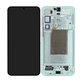 Samsung Galaxy S25 Plus - LCD Display + Touchscreen Front Glas + Rahmen (Mint) OLED