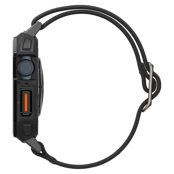 Spigen - Armband Lite Fit "Pro" für Apple Watch (44, 45mm), Matte Black