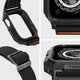 Spigen - Armband Lite Fit "Pro" für Apple Watch (44, 45mm), Matte Black