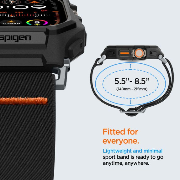 Spigen - Armband Lite Fit "Pro" für Apple Watch Ultra (49mm), Matte Black