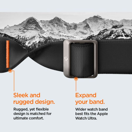 Spigen - Armband Lite Fit "Pro" für Apple Watch Ultra (49mm), Matte Black
