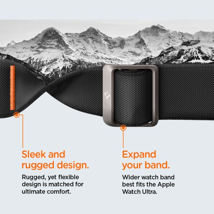 Spigen - Armband Lite Fit "Pro" für Apple Watch Ultra (49mm), Matte Black