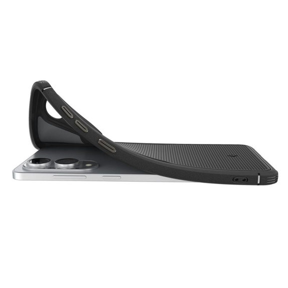 Spigen - Hülle Core Armor MagSafe für Samsung Galaxy S25 Edge, Matte Black