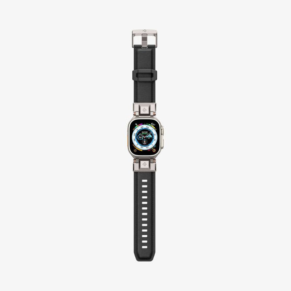 Spigen - Armband Durapro Armor PU für Apple Watch (42, 44, 45, 49mm), schwarz