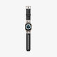 Spigen - Armband Durapro Armor PU für Apple Watch (42, 44, 45, 49mm), schwarz