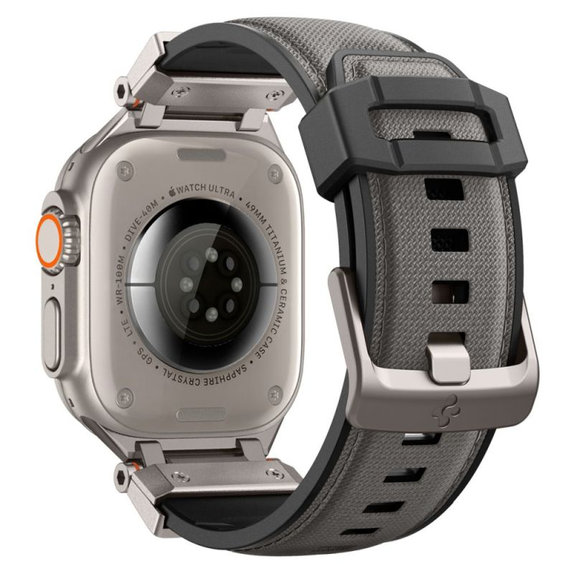 Spigen - Armband Durapro Armor für Apple Watch (42, 44, 45, 49mm), grau