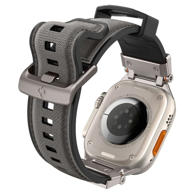 Spigen - Armband Durapro Armor für Apple Watch (42, 44, 45, 49mm), grau