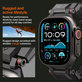 Spigen - Armband Durapro Armor für Apple Watch (42, 44, 45, 49mm), Black Edition