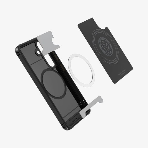 Spigen - Hülle Core Armor MagSafe für Samsung Galaxy S25, Matte Black
