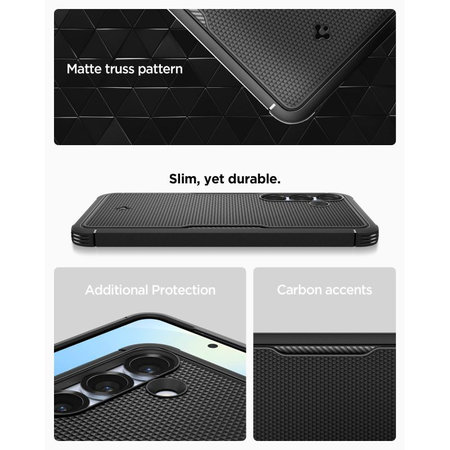 Spigen - Hülle Core Armor MagSafe für Samsung Galaxy S25, Matte Black