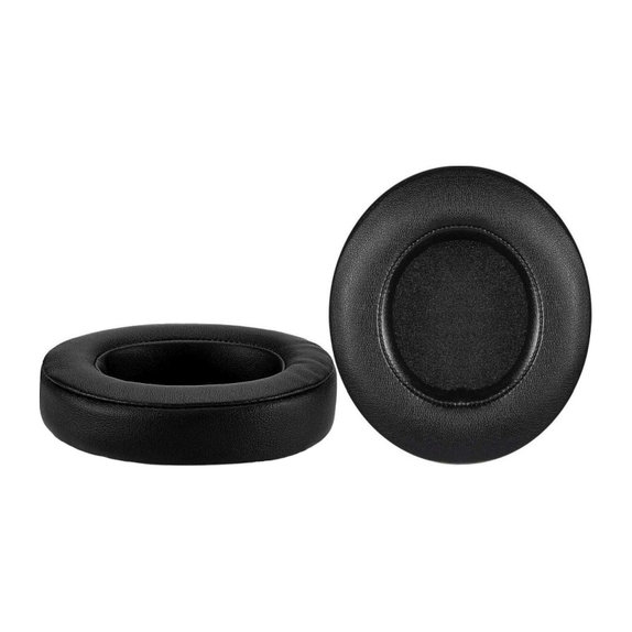 Ersatz-Ohrpolster für Razer Kraken V2 Pro, Memory-Schaumstoff + PU-Leder, Schwarz, 1 Paar