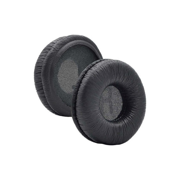 Ersatz-Ohrpolster für JBL Tune 450, Memory-Schaumstoff + PU-Leder, Schwarz, 1 Paar