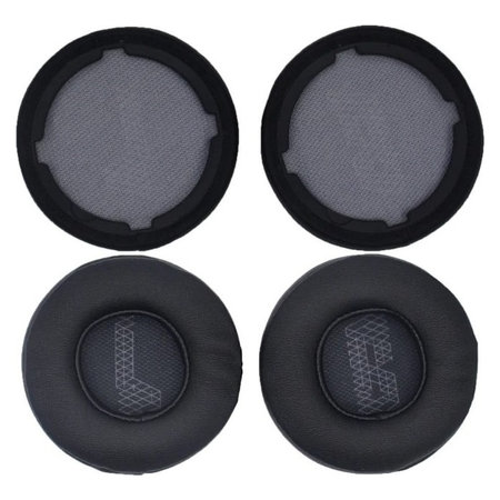 Ersatz-Ohrpolster für JBL Live 400BT, 460NC, Memory-Schaumstoff + PU-Leder, Schwarz, 1 Paar