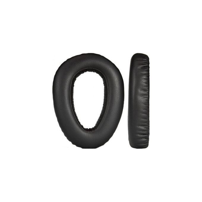 Ersatz-Ohrpolster für Sennheiser PXC550, Memory-Schaumstoff + PU-Leder, Schwarz, 1 Paar