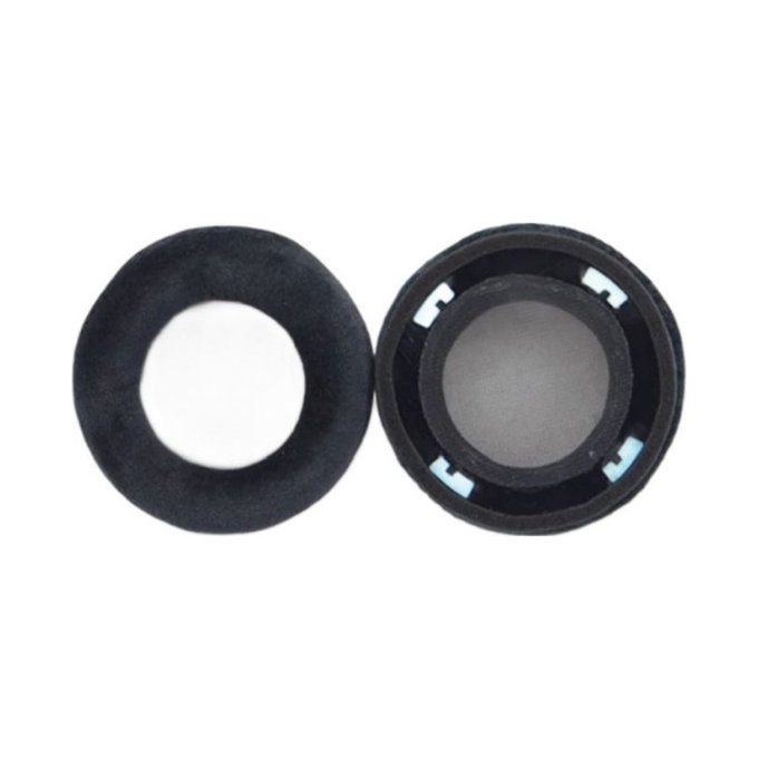 Ersatz-Ohrpolster für AKG K702, Memory-Schaumstoff + Wildleder, Schwarz, 1 Paar