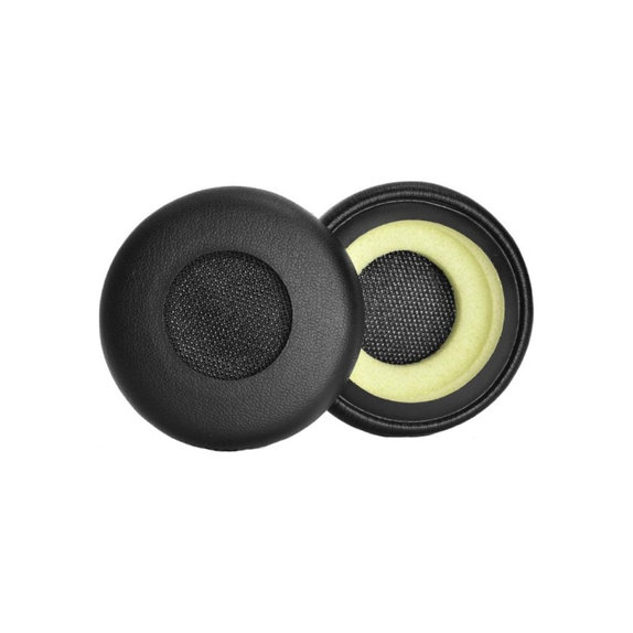 Ersatz-Ohrpolster für Jabra Evolve 20, 30, 40, PU-Leder, Schwarz, 1 Paar