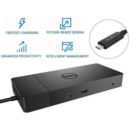 Dell WD19 K20A001 - Dockingstation (USB-C) + 130W Adapter Refurbished