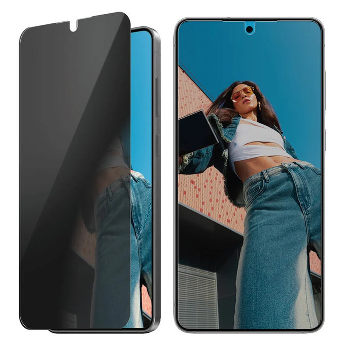 Panzerglas UWF Privacy mit Applikator für Samsung Galaxy S25 Edge, Klar, PanzerGlass